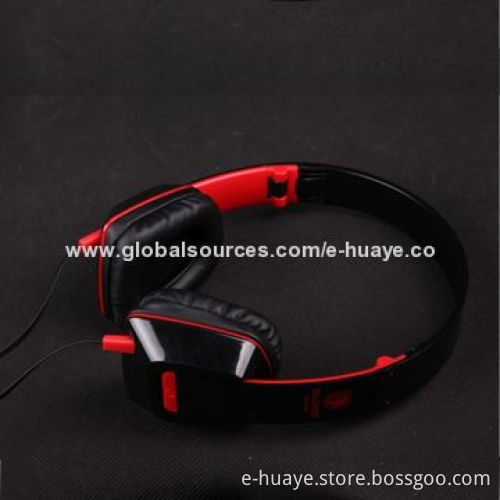 Wired Foldable Headphone with Mic and Volume Control for Mobile Phones